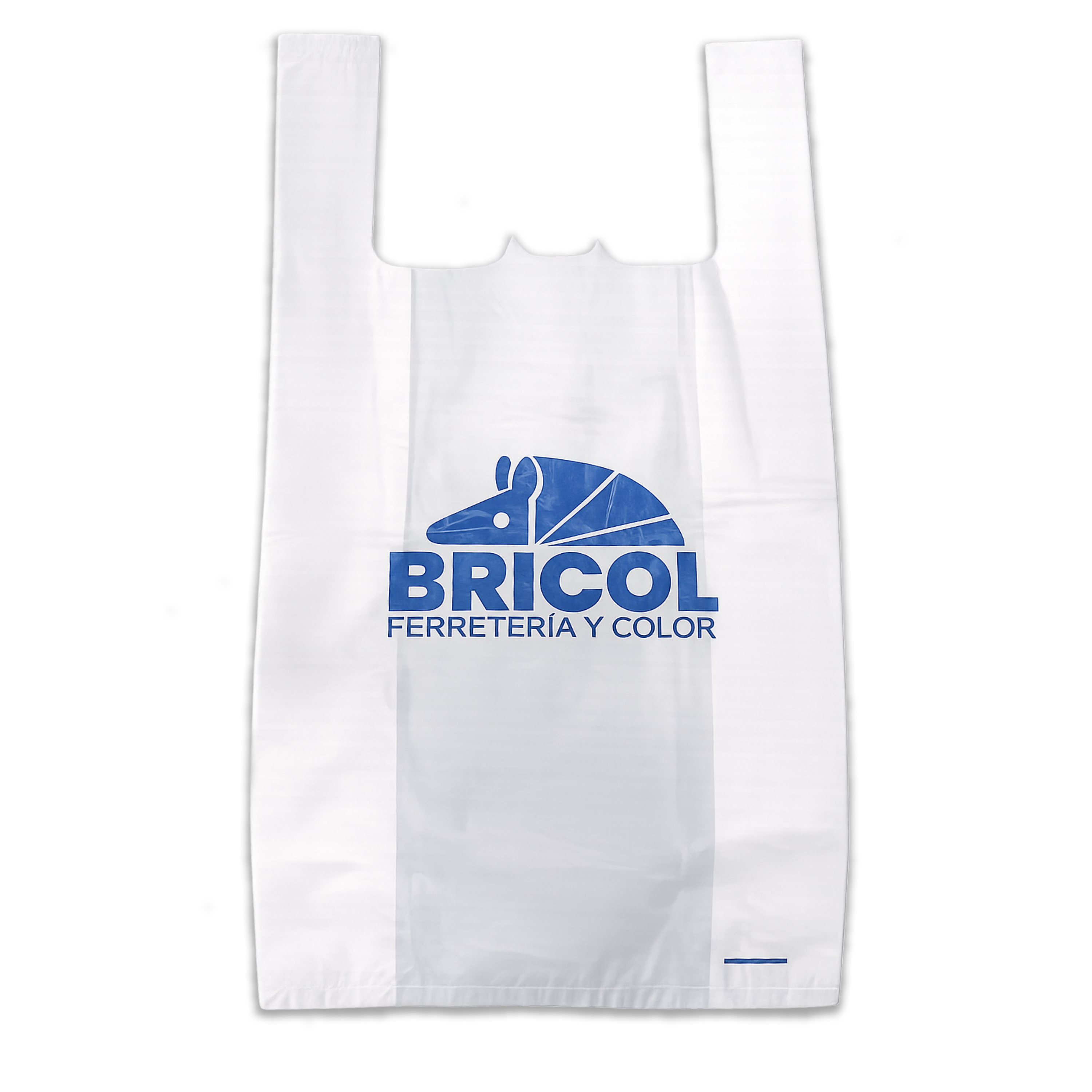 BOLSA DE PLASTICO TIPO CAMISETA 27CM X 47 CM C/100PZS